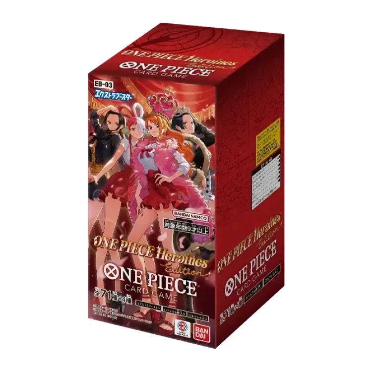 EB-03 Heroines Edition Sealed Case (12 boxes) Japanese ONE PIECE CARD 1 EB-03 Heroines Edition Sealed Case (12 boxes) Japanese ONE PIECE CARD